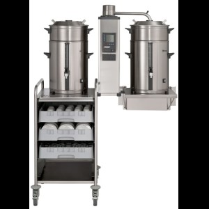 Koffiezetmachine met wateraansluiting. Wandbevestiging. Bravilor B5 W - 400 Volt