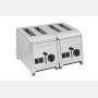 Milan Toast Toaster 4-slots Roestvrijstaal