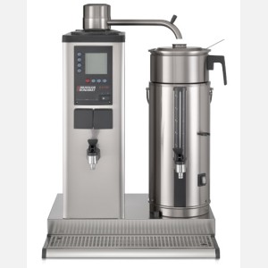 Koffiezetmachine, separate heetwateraftap, vaste wateraansluiting Bravilor B5 HW L
