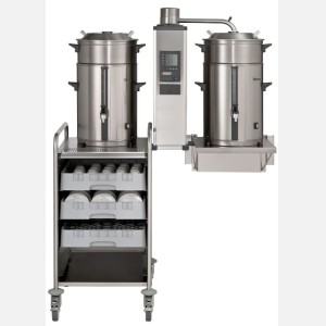 Koffiezetmachine met wateraansluiting. Wandbevestiging. Bravilor B5 W - 400 Volt