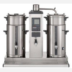 Koffiezetmachine, separate heetwateraftap, vaste wateraansluiting Bravilor B20 HW