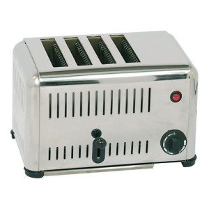 CaterChef 688.014 toaster 4-slots Roestvrijstaal