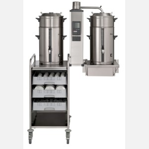 Koffiezetmachine met wateraansluiting. Wandbevestiging. Bravilor B40 W - 400 Volt