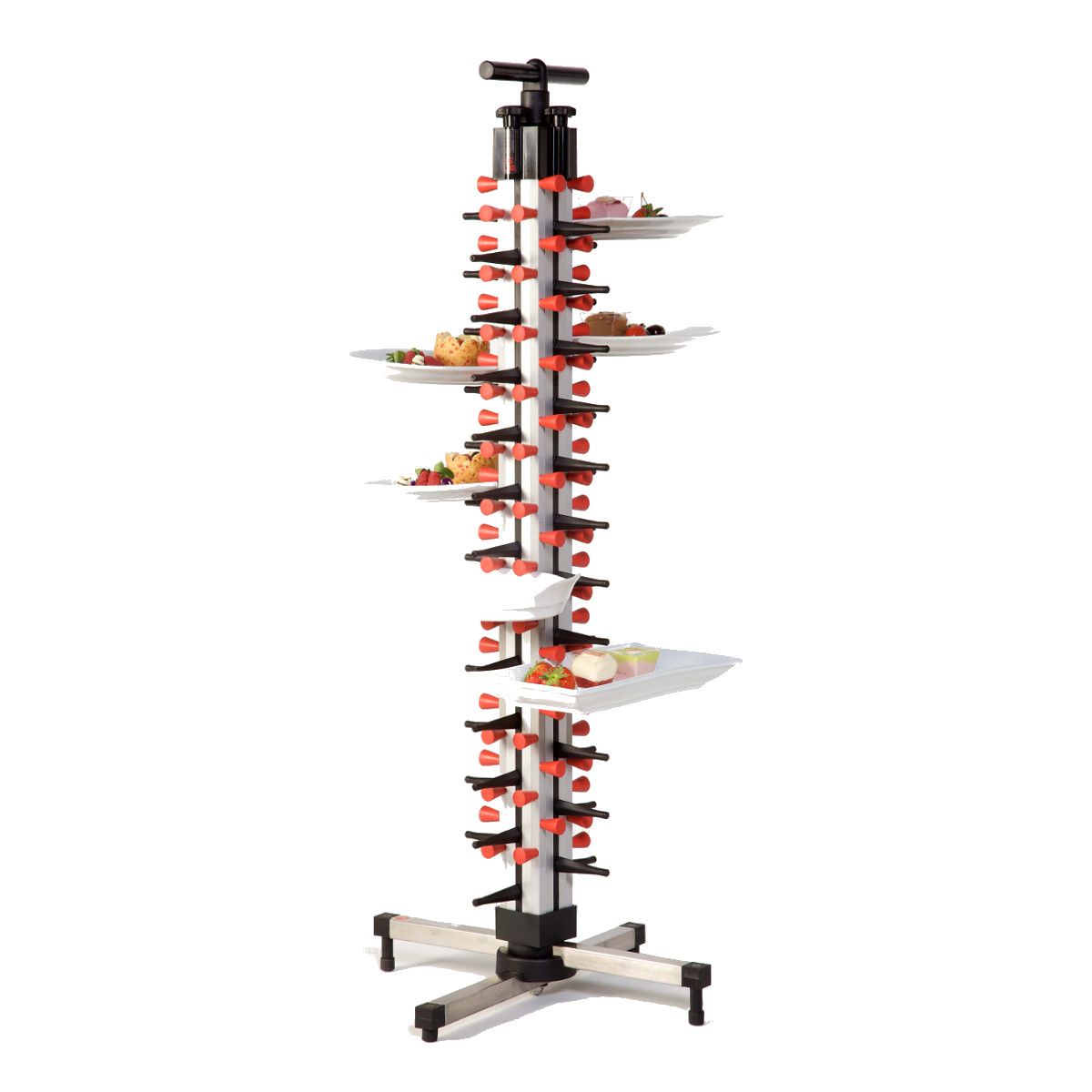 Bordenrek "Plate Mate" TM 48 tafelmodel 48 borden