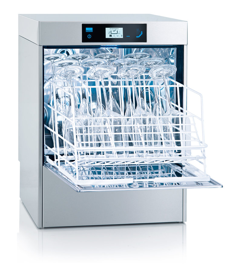 Meiko M-iClean UM+ Glazenspoelmachine voor korven 500 x 500 mm.